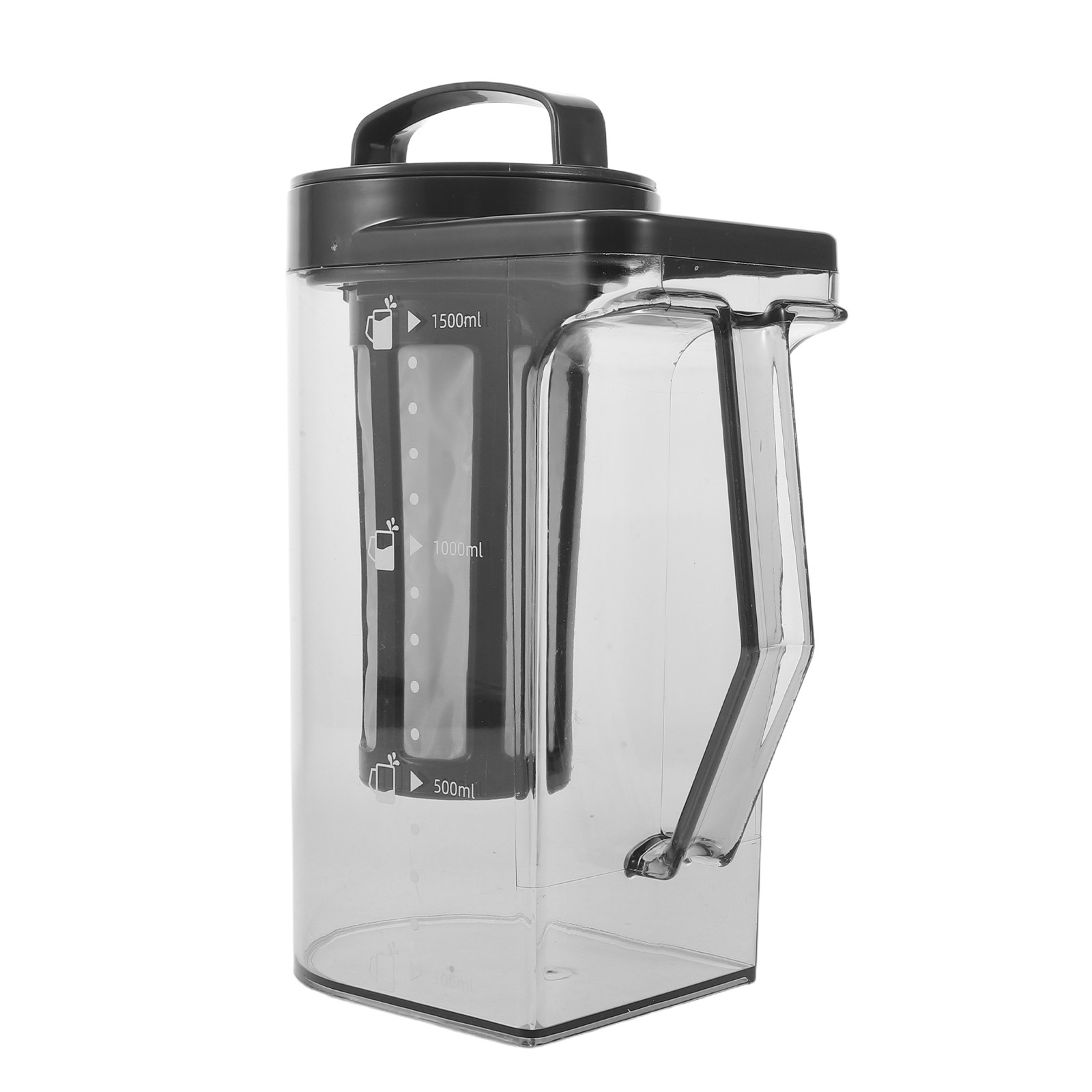 Coffee Tea Jug - Großvolumiger Kaltbrau-Kaffeebehälter aus Kunststoff, bruchsicheres Design,