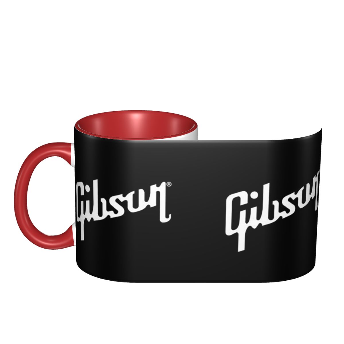 Coffee Tea Logo - Gitarren-Gibson-Logo-Tasse Lustige Keramik-Kaffeetassen Teetassen Milchbecher Trinkgeschirr