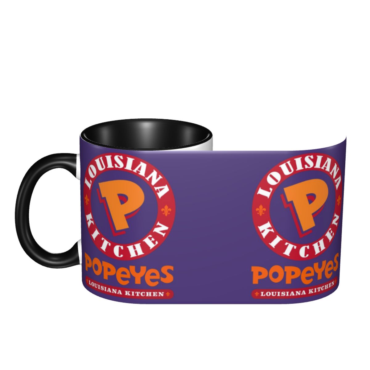 Coffee Tea Logo - Popeyes Louisiana Kitchen Logo Tasse Lustige