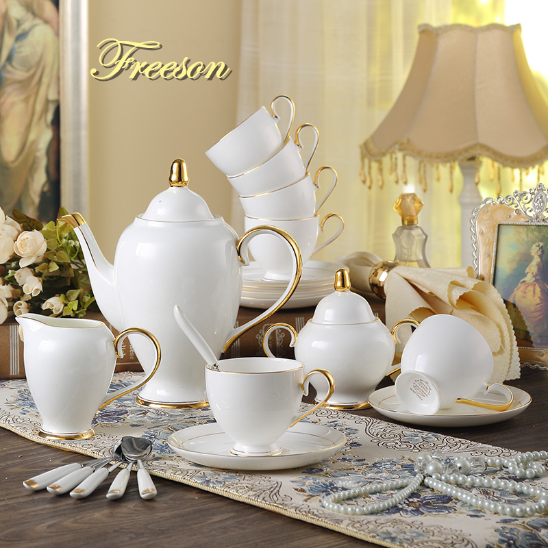 Coffee Tea Jug - Gnade Knochen China Kaffee Set Weiß