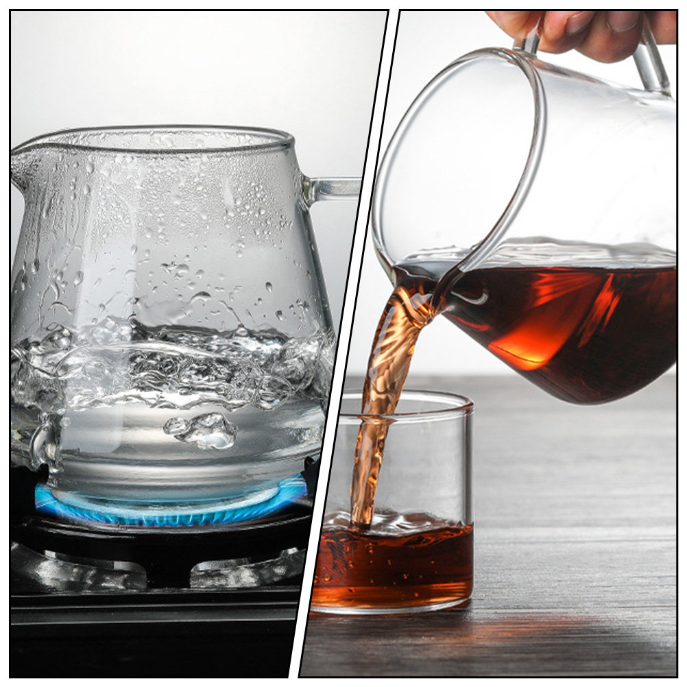 Coffee Tea Jug - 1 Stück 650ml Hochwertige Glaskanne für