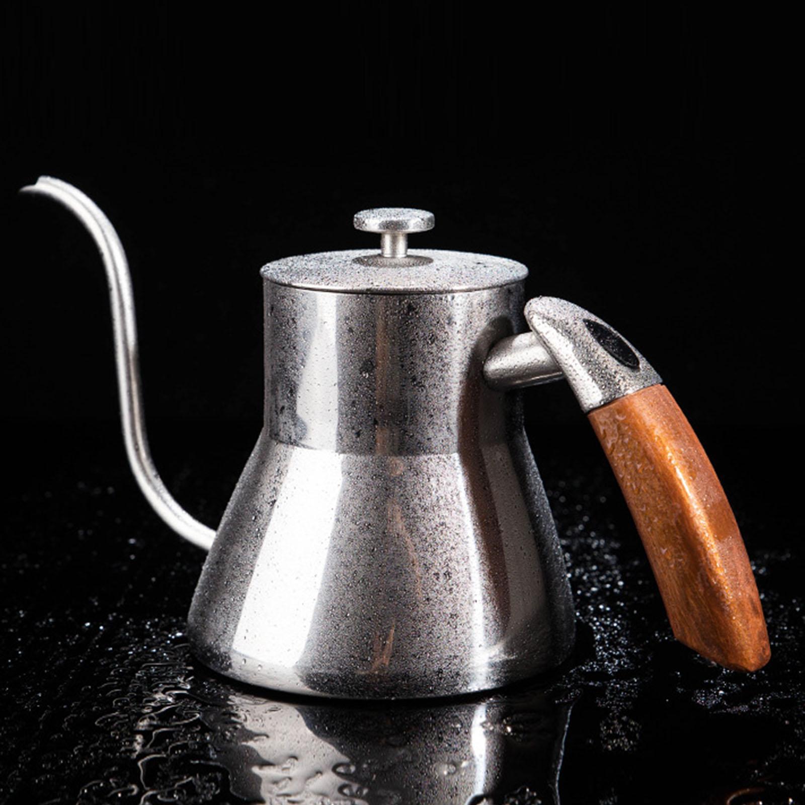 Coffee Tea Pot - Übergießen Sie Wasserkocher, Camping-Kaffeekanne, mit Griff,