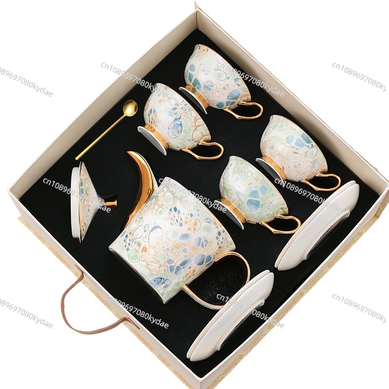 Coffee Tea Gift Set - Kaffeetasse, Keramikkanne, Blumenteekanne, Tasse für Freundinnen,