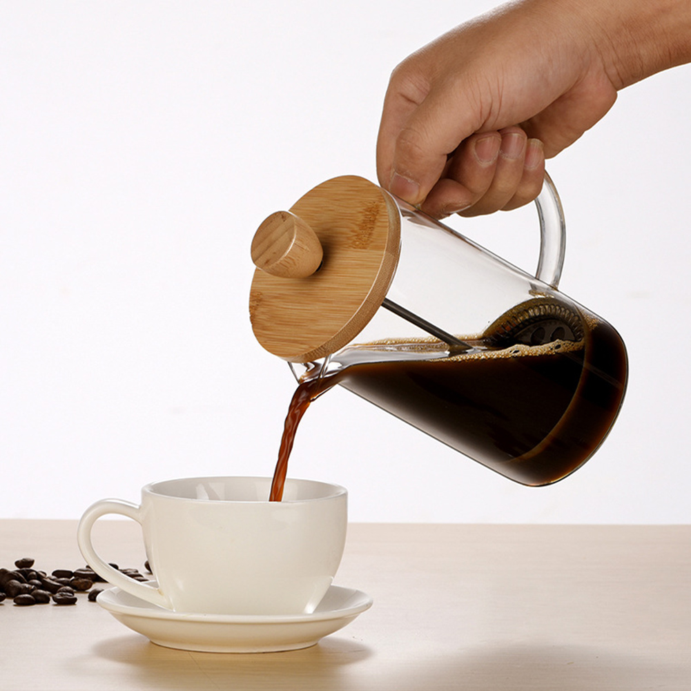 Coffee Tea Pot - Vielseitiger französischer Filterpresstopf für zu Hause,
