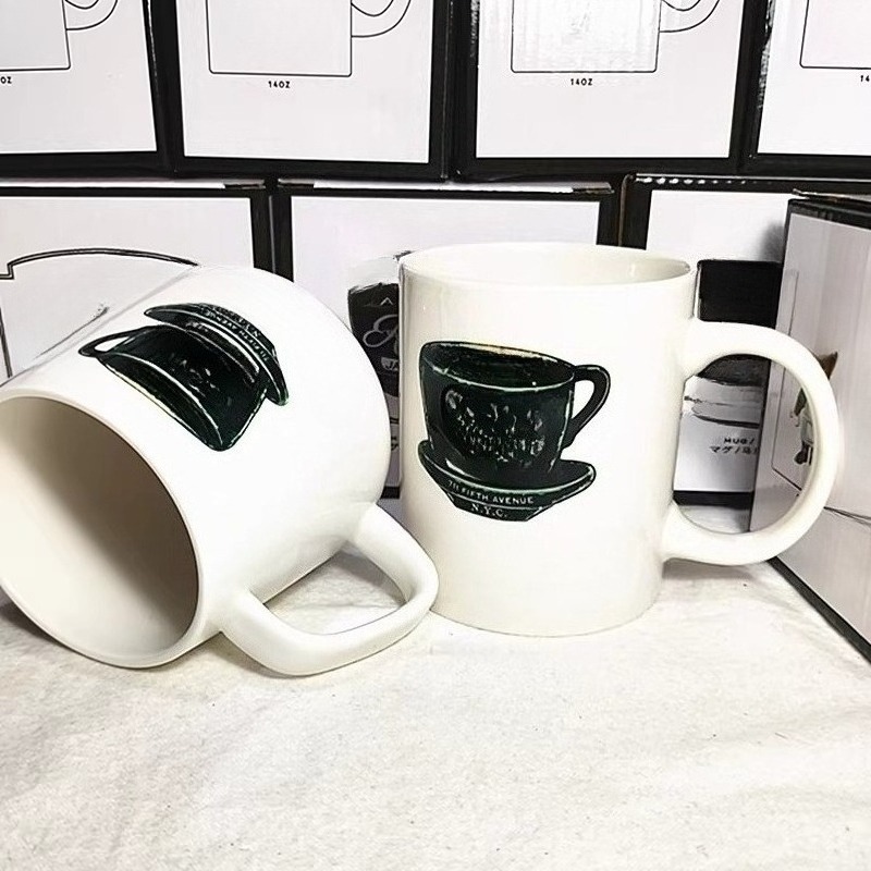 Coffee Tea Green - Mittelalterliches Grünes Café-Keramik Vintage Nachmittagstee-Kaffeetassen-Set Dim