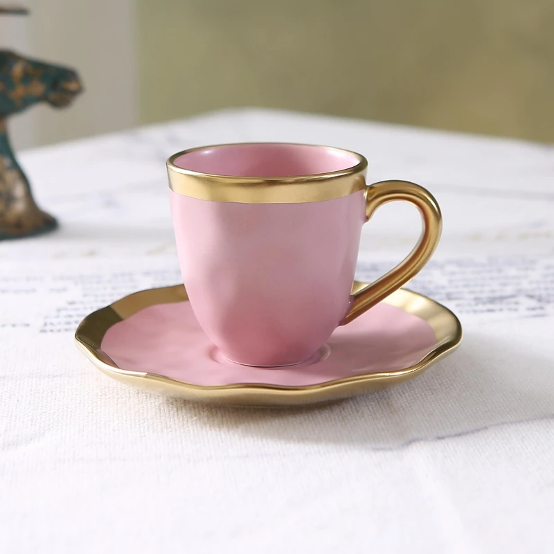 Coffee Tea And Sugar Set - Kleines Kaffeetasse- und Teller-Set aus italienischer