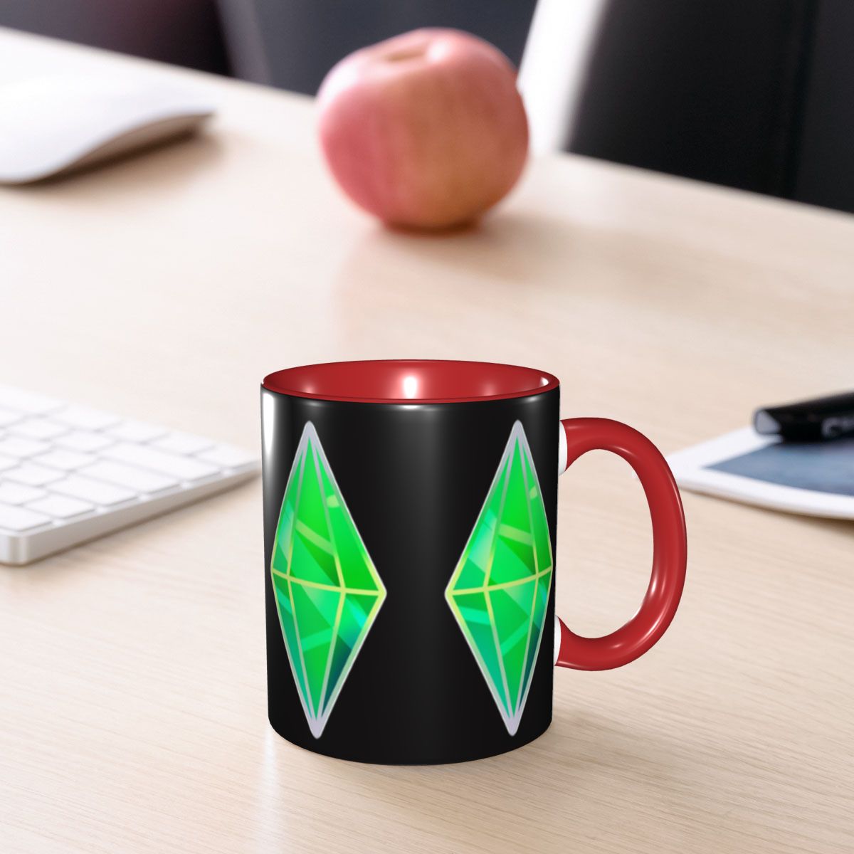 Coffee Tea Green - Grüner Plumbob Sims 4 Becher Lustige