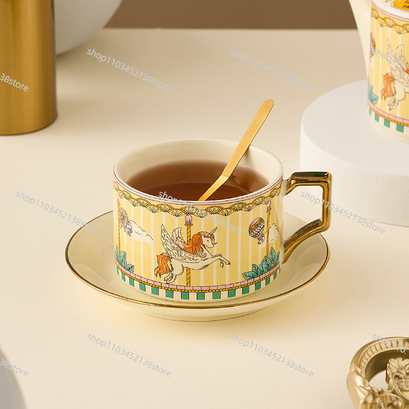 Keramik-Teeset, Karussell, Ges – Coffee Tea Gift Set Bewertung und Preis