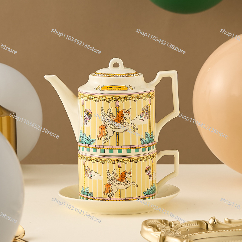 Keramik-Teeset, Karussell, Ges – Coffee Tea Gift Set Bewertung und Preis
