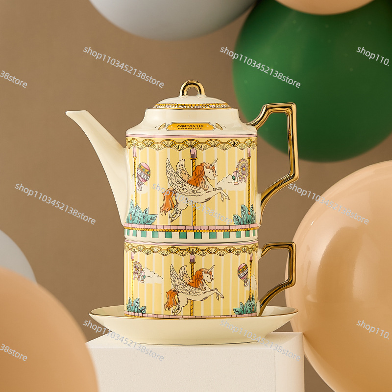 Keramik-Teeset, Karussell, Ges – Coffee Tea Gift Set Bewertung und Preis