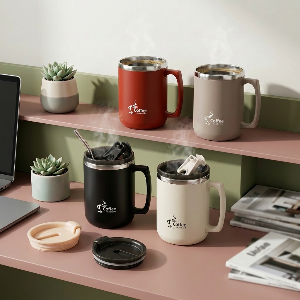 Reise-Thermobecher mit Griff a – Coffee Tea Tumbler Bewertung und Preis
