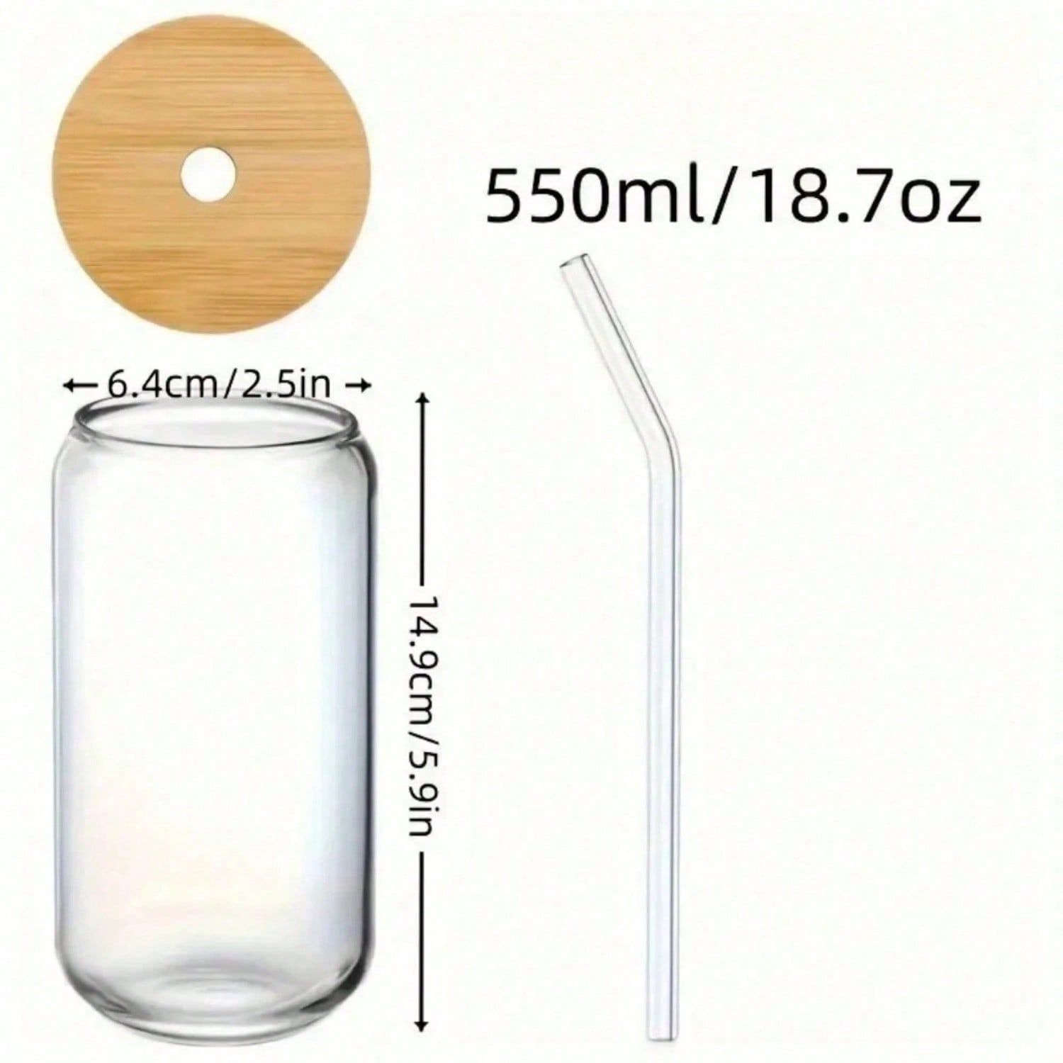 8-teiliges Set, Glasbecher mit – Water Tea And Coffee Bewertung und Preis