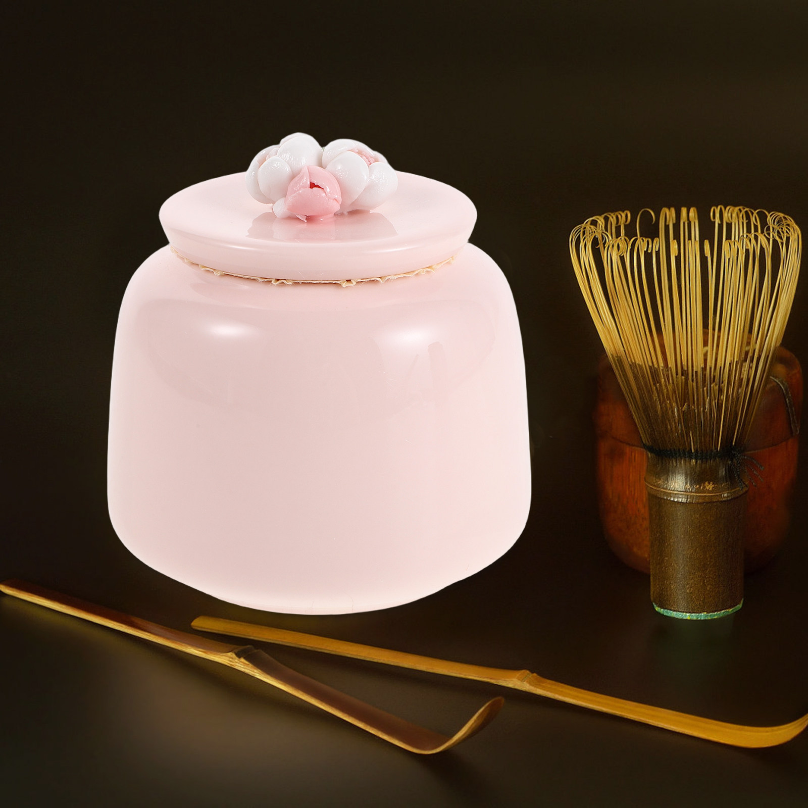 Keramik-Teedose Rosa Porzellan – Coffee Tea And Sugar Canisters Bewertung und Preis