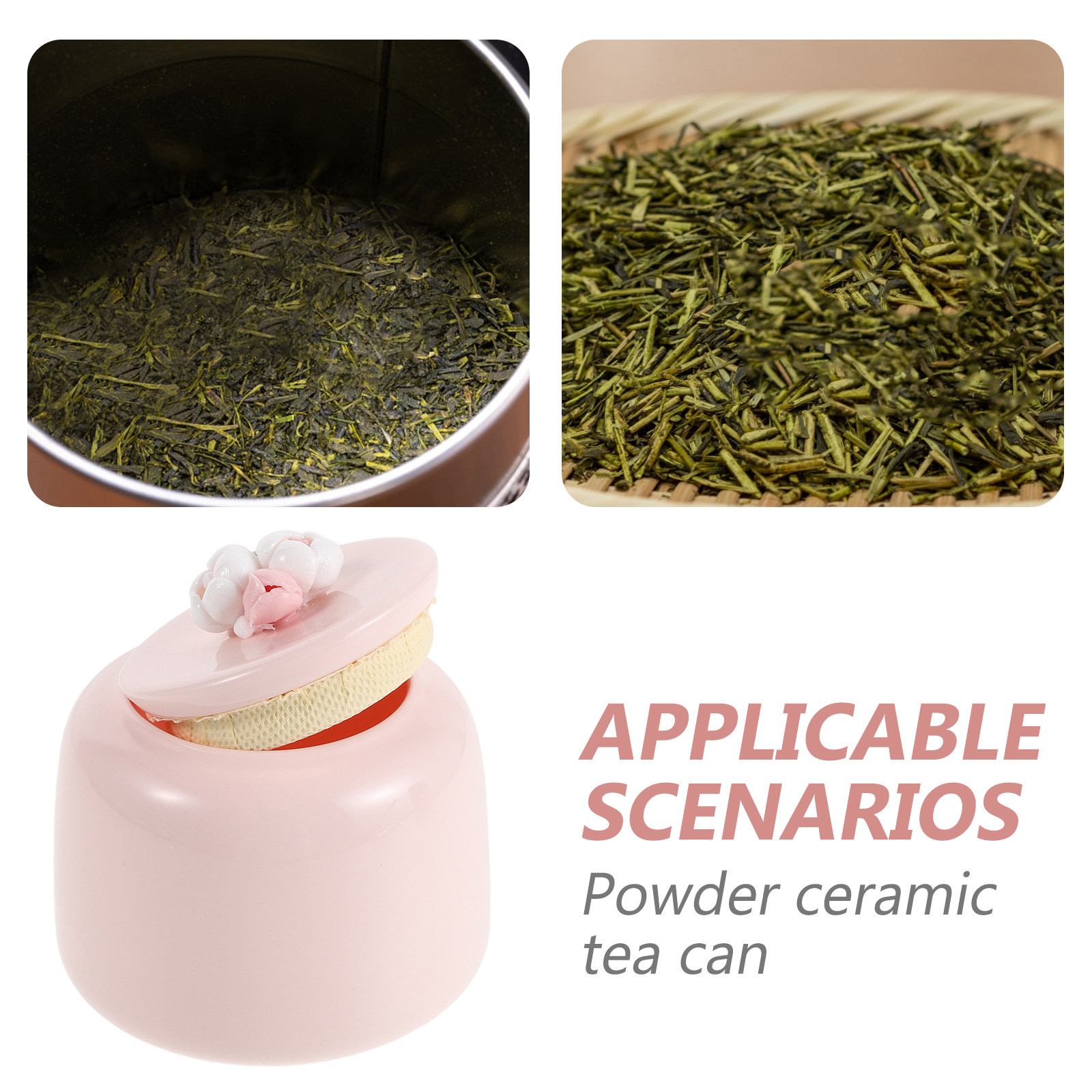 Keramik-Teedose Rosa Porzellan – Coffee Tea And Sugar Canisters Bewertung und Preis