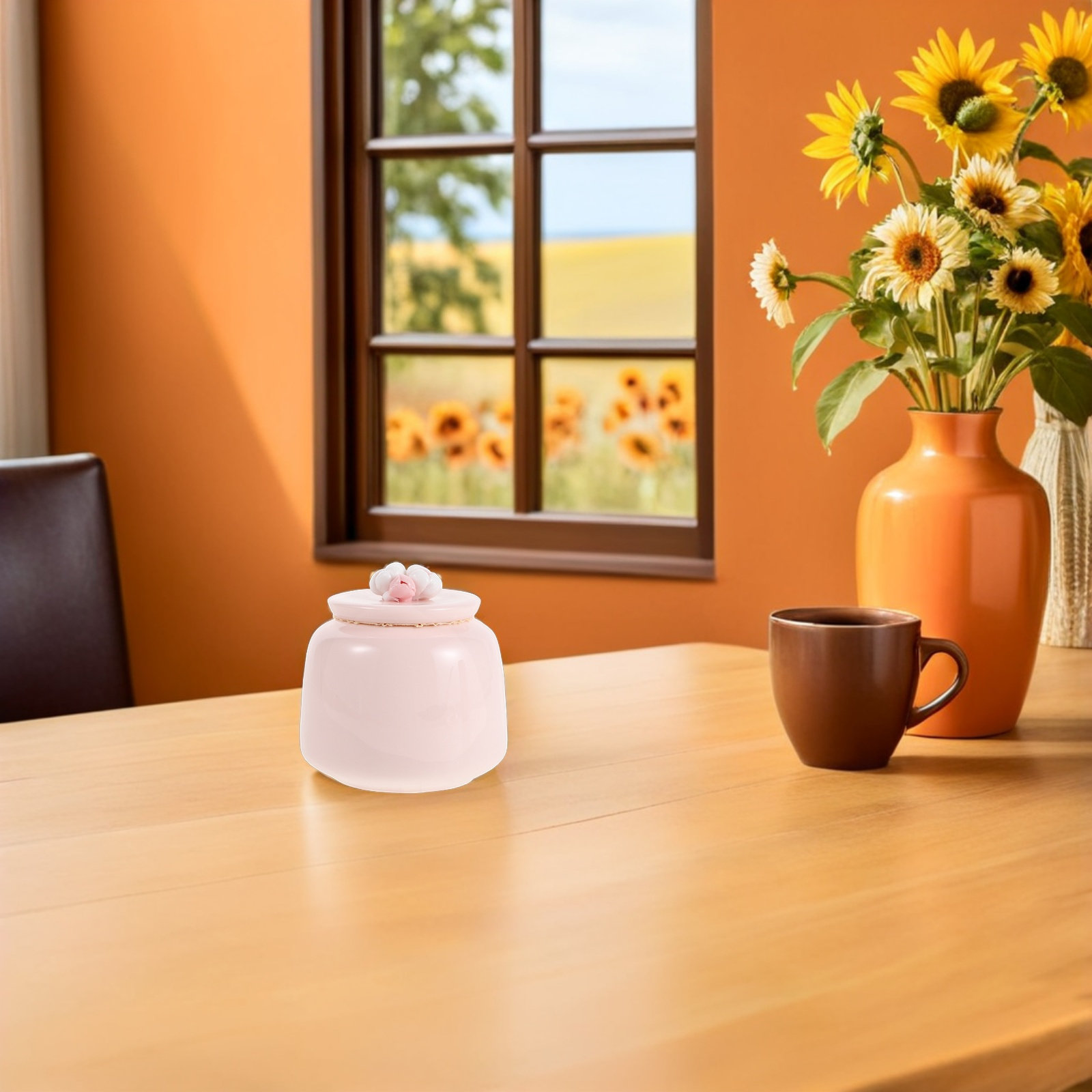 Keramik-Teedose Rosa Porzellan – Coffee Tea And Sugar Canisters Bewertung und Preis