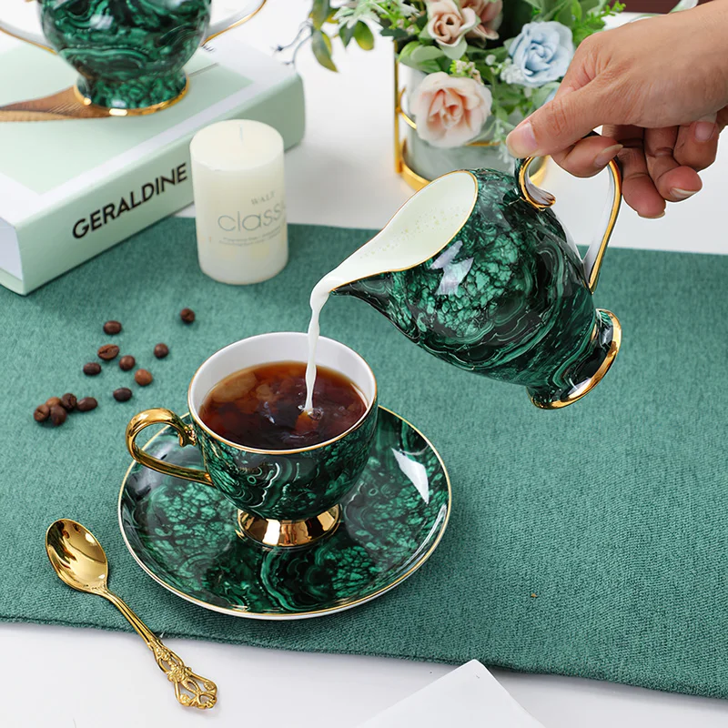 Bone China Teekanne Drink Grün – Coffee Tea Green Bewertung und Preis