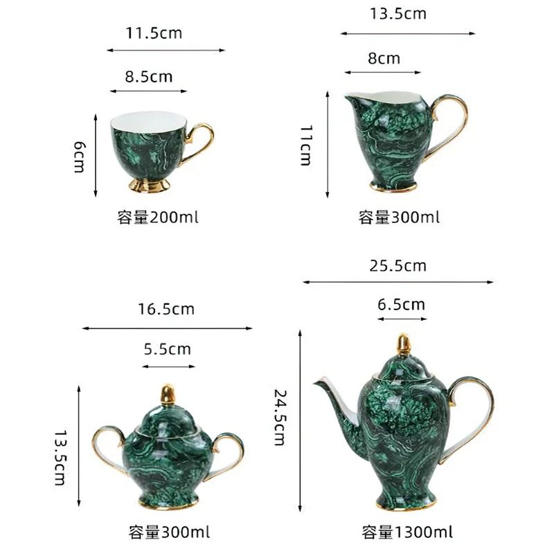 Bone China Teekanne Drink Grün – Coffee Tea Green Bewertung und Preis