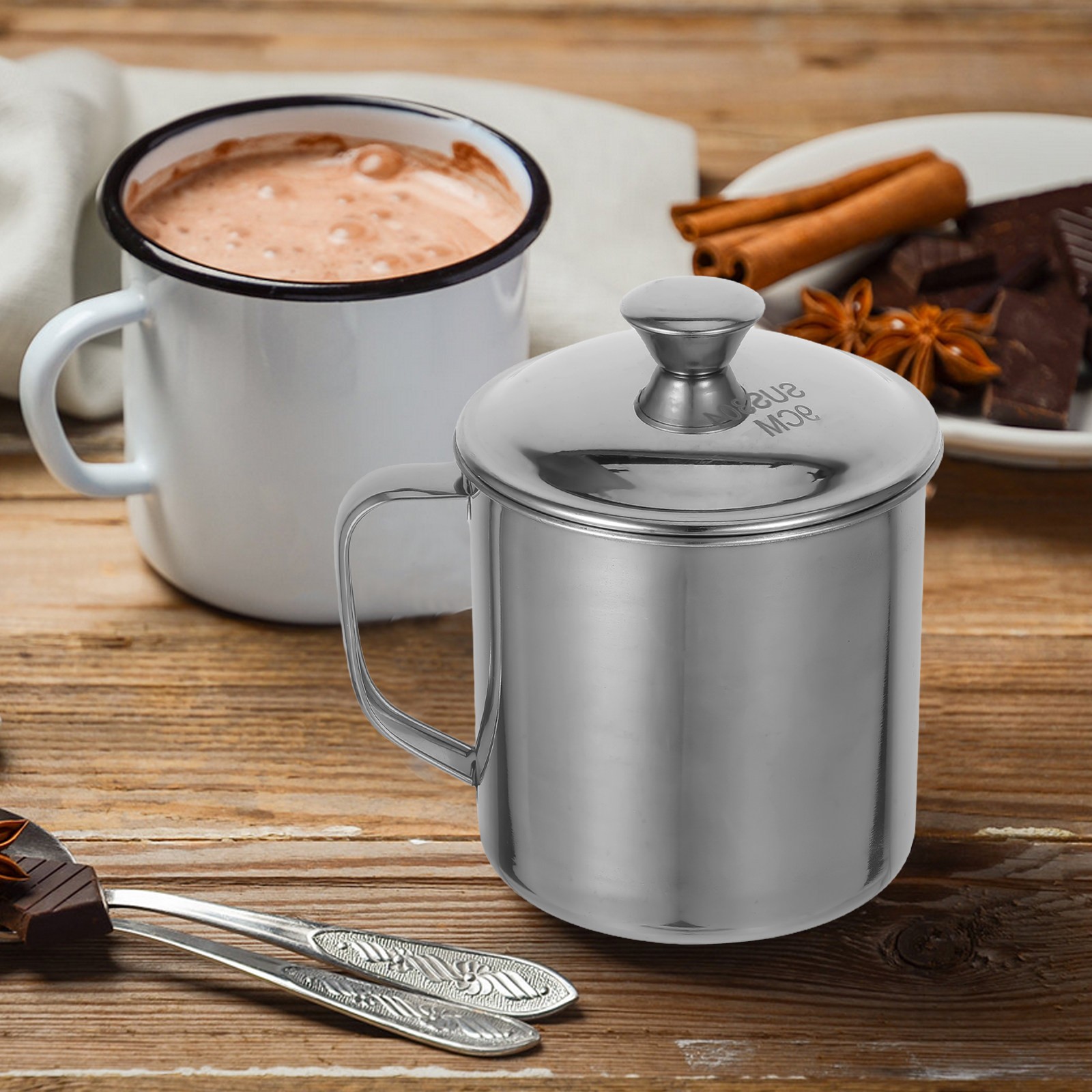 Edelstahlbecher, doppelwandig  – Water Tea And Coffee Bewertung und Preis