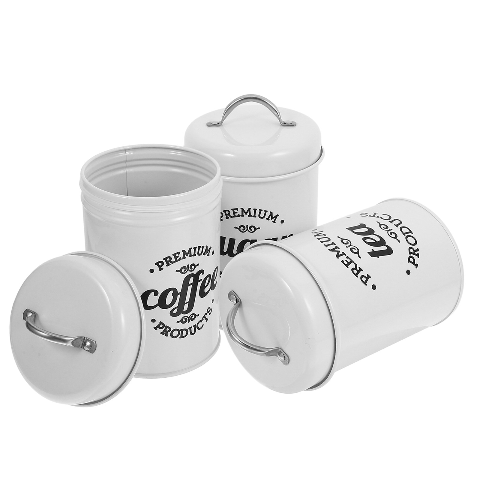 Luftdichtes Metallbehälter-Set – Coffee Tea And Sugar Canisters Bewertung und Preis