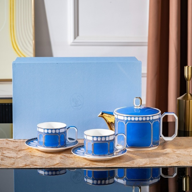 Schwanen-Design Knochenporzell – Coffee Tea Gift Set Bewertung und Preis