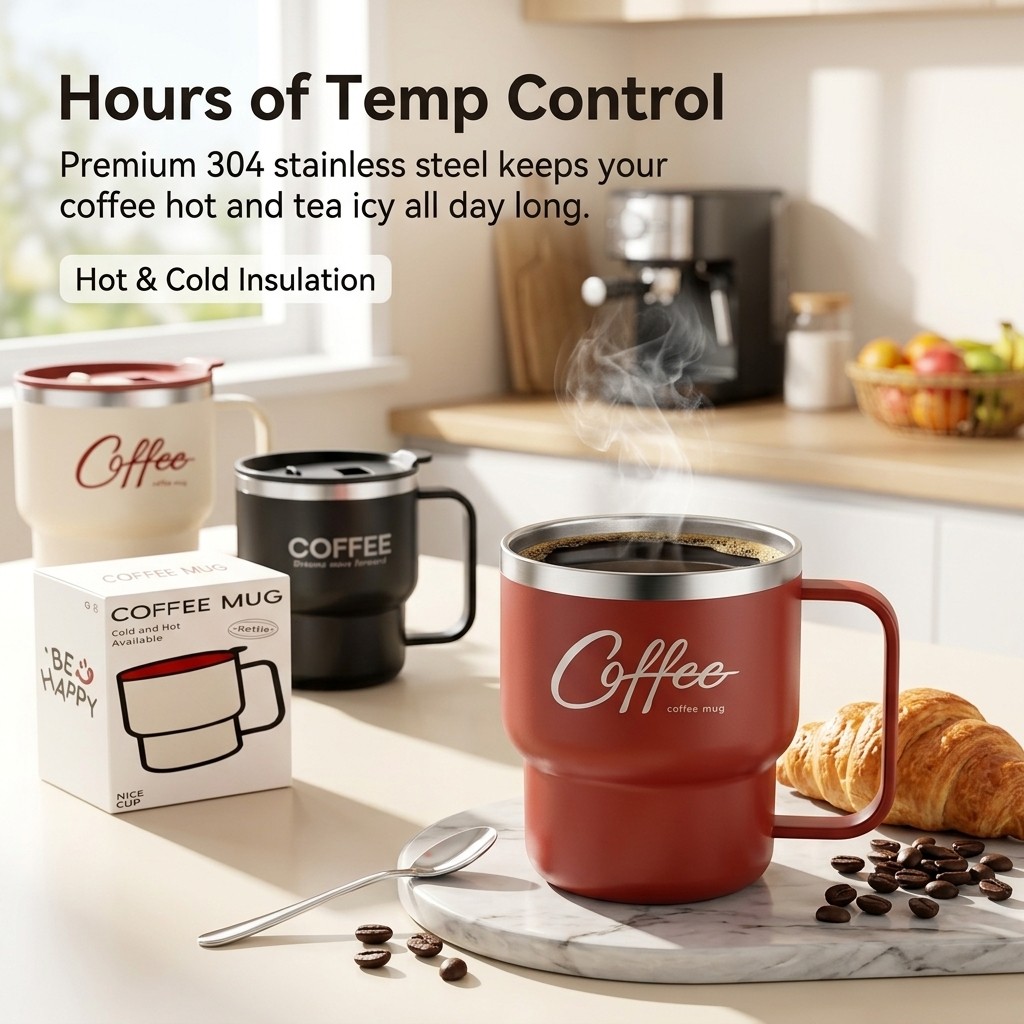 304 Edelstahl Isolierter Kaffe – Coffee Tea Tumbler Bewertung und Preis