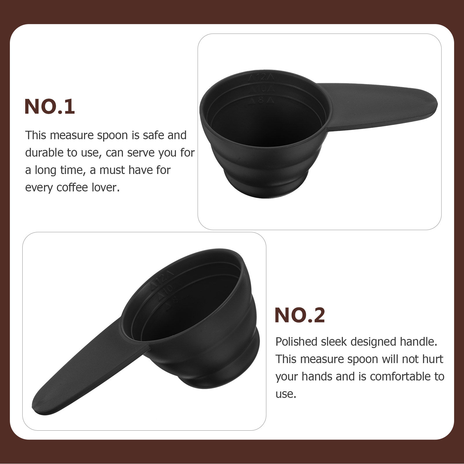 5-teiliges Messlöffel-Set mit  – Coffee Tea And Bean Bewertung und Preis