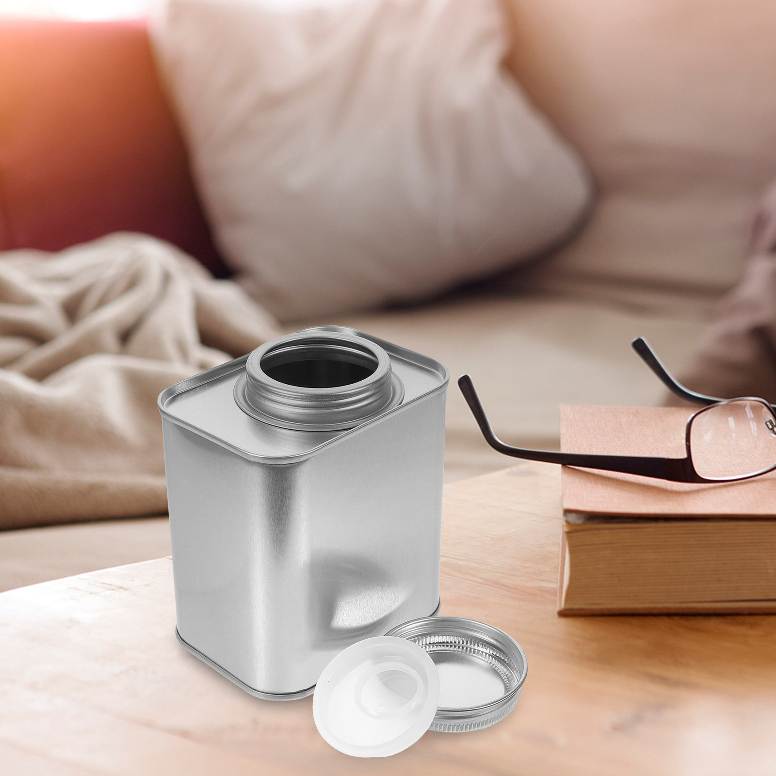 4 Stück Teedosen aus Weißblech – Coffee Tea And Sugar Canisters Bewertung und Preis