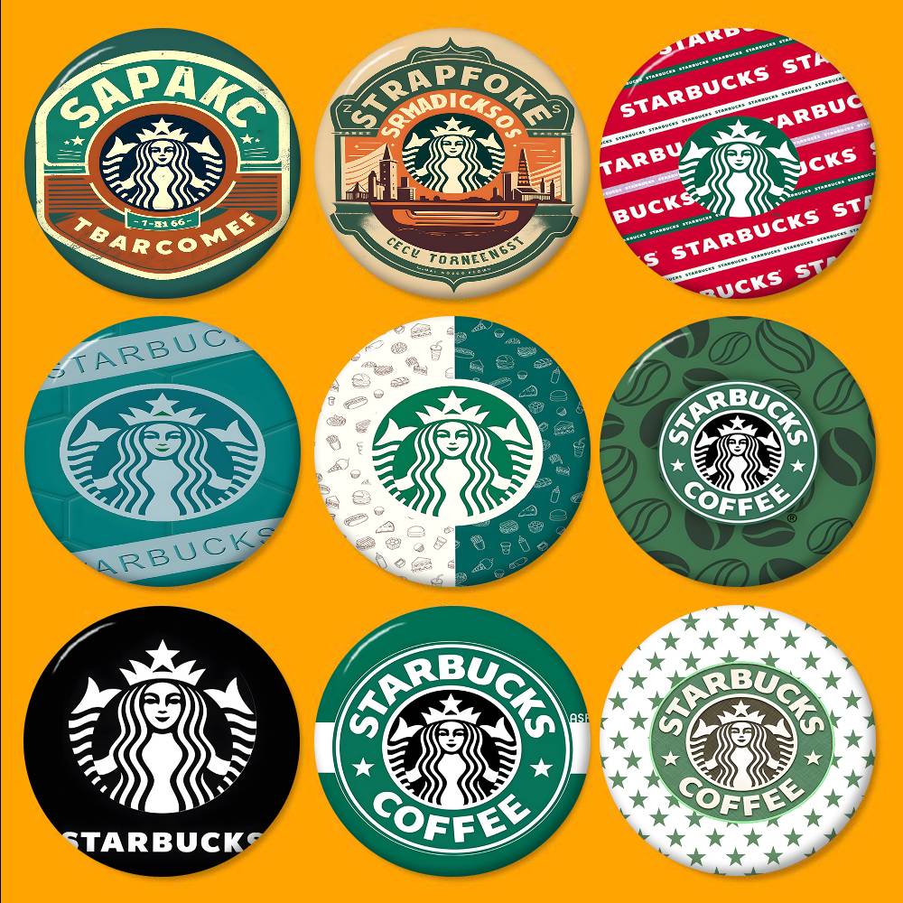 Cooler Starbucks-LOGO-Blechpin – Coffee Tea Logo Bewertung und Preis