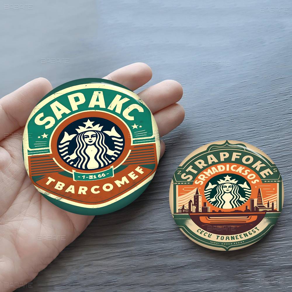 Cooler Starbucks-LOGO-Blechpin – Coffee Tea Logo Bewertung und Preis