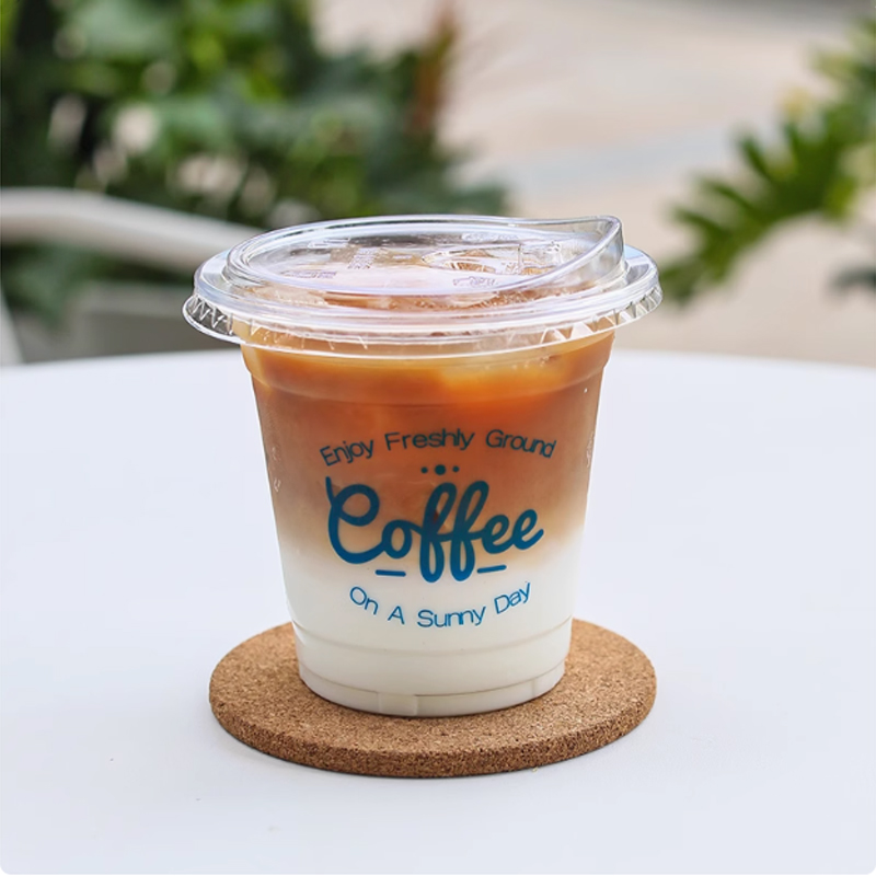 Plastikbecher mit individuelle – Coffee Tea Logo Bewertung und Preis