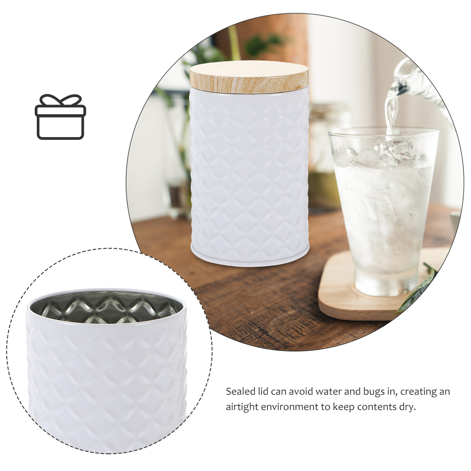 2 Stück Lebensmittelgeeignete  – Coffee Tea And Sugar Canisters Bewertung und Preis