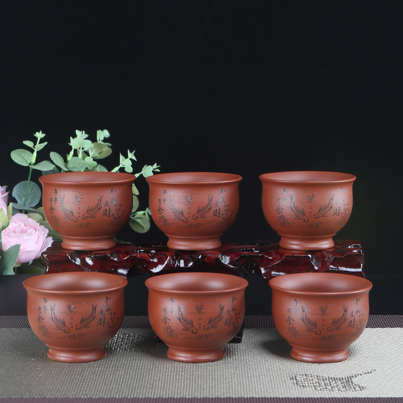 Chinesische Yixing Lila Ton Te – Coffee Tea And Sugar Set Bewertung und Preis