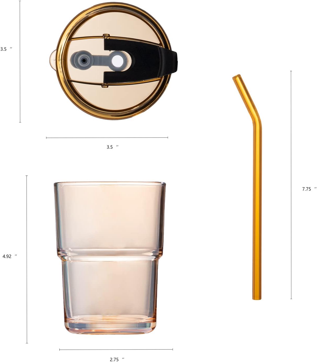 400ml Trinkbecher aus Glas, Be – Coffee Tea Tumbler Bewertung und Preis