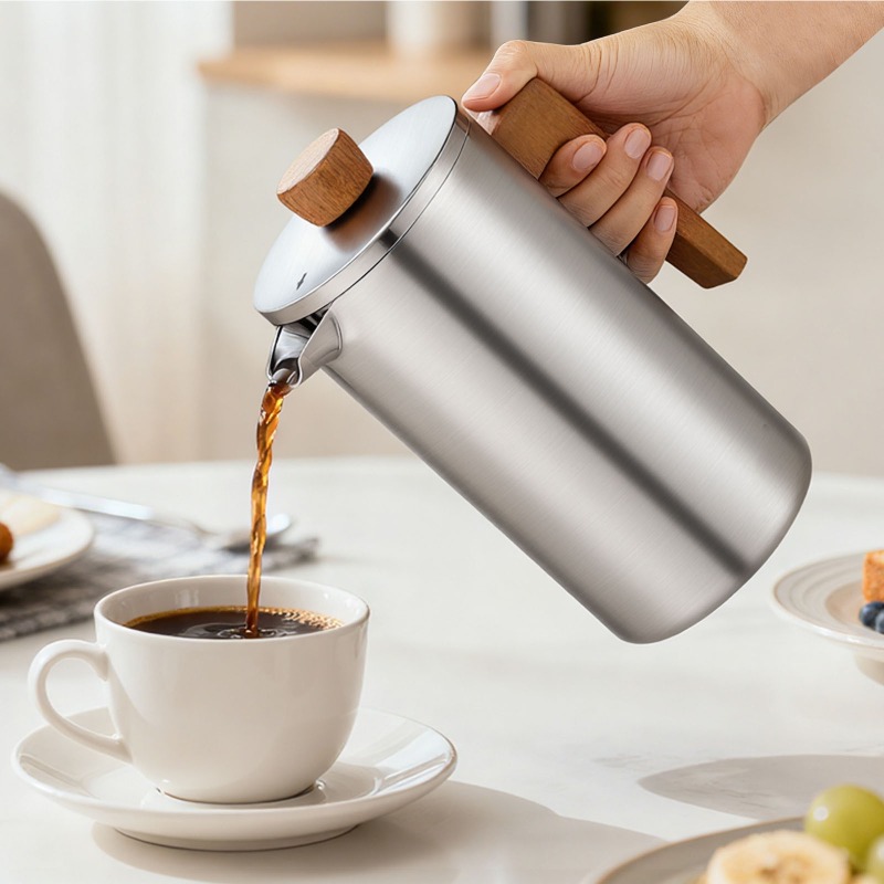 JUSTINLAU 1000ml Edelstahl Fre – Coffee Tea Pot Bewertung und Preis