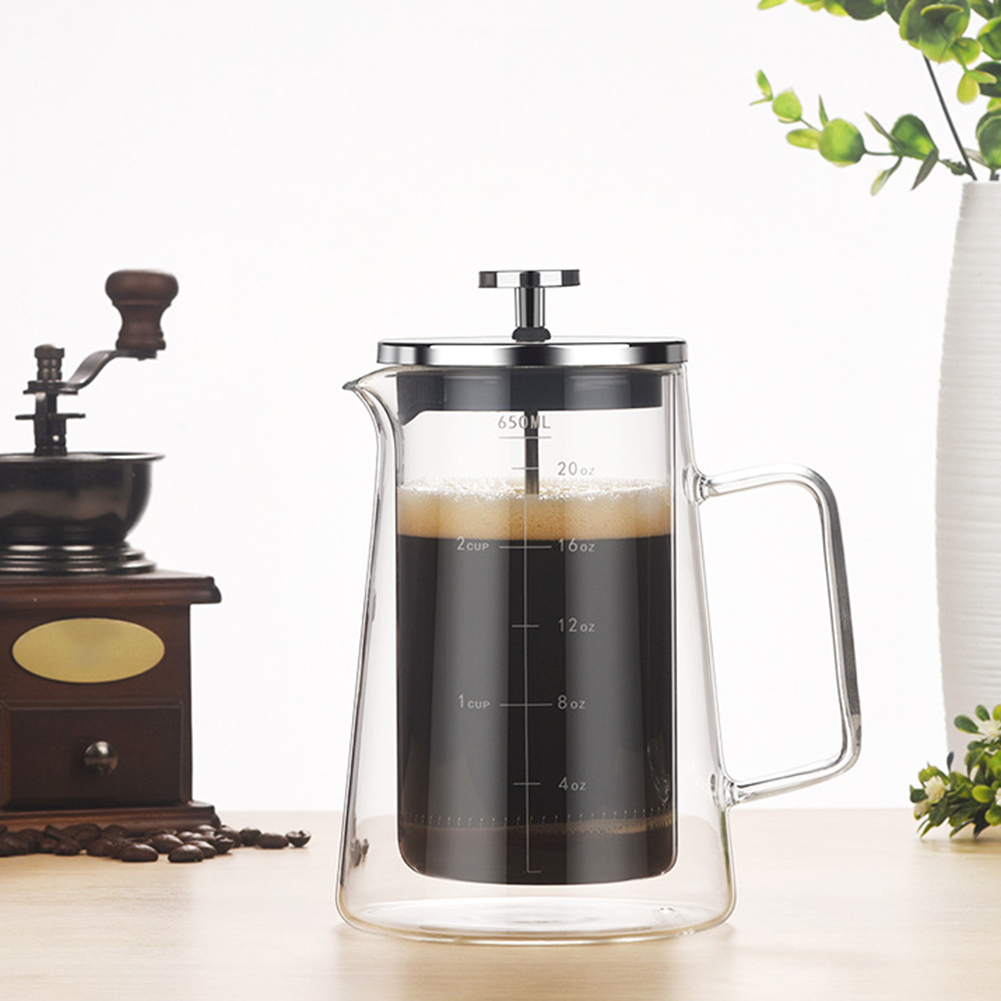Doppelschichtiger französische – Coffee Tea Pot Bewertung und Preis