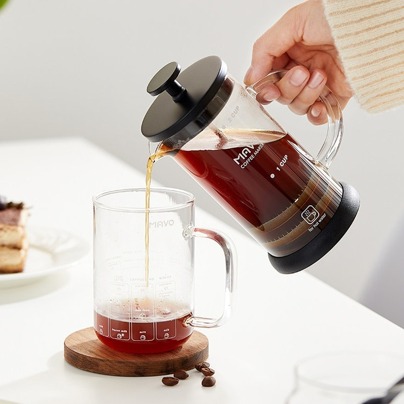 MAVO French-Press-Kaffeemaschi – Coffee Tea Pot Bewertung und Preis