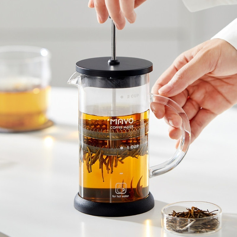 MAVO French-Press-Kaffeemaschi – Coffee Tea Pot Bewertung und Preis