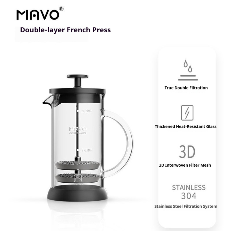 MAVO French-Press-Kaffeemaschi – Coffee Tea Pot Bewertung und Preis