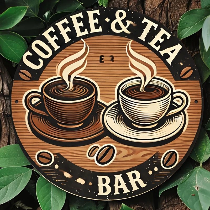 [2D Flat] Aluminium-Kaffee- un – Coffee Tea Logo Bewertung und Preis