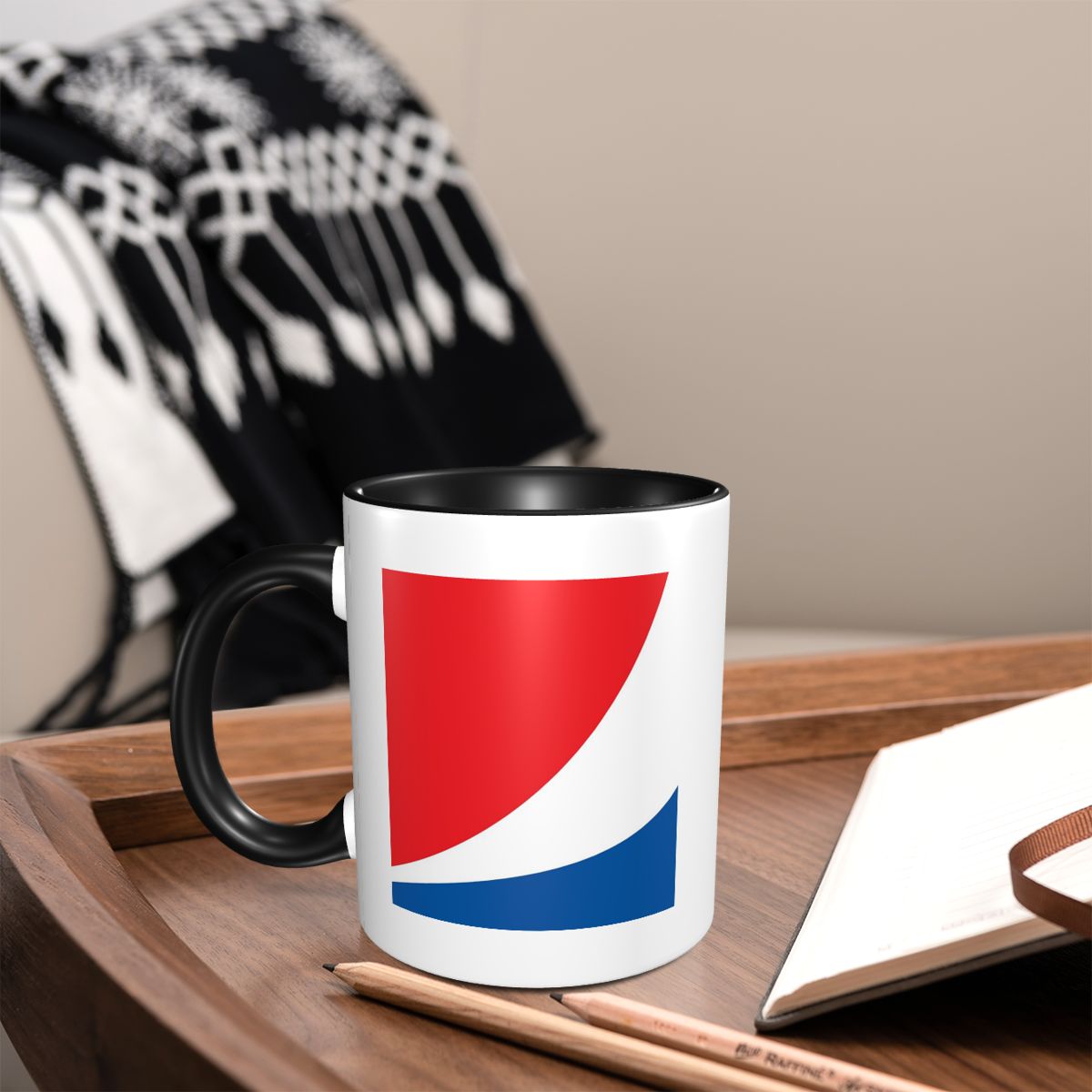 Pepsi Logo Zoomed Mug Lustige  – Coffee Tea Logo Bewertung und Preis