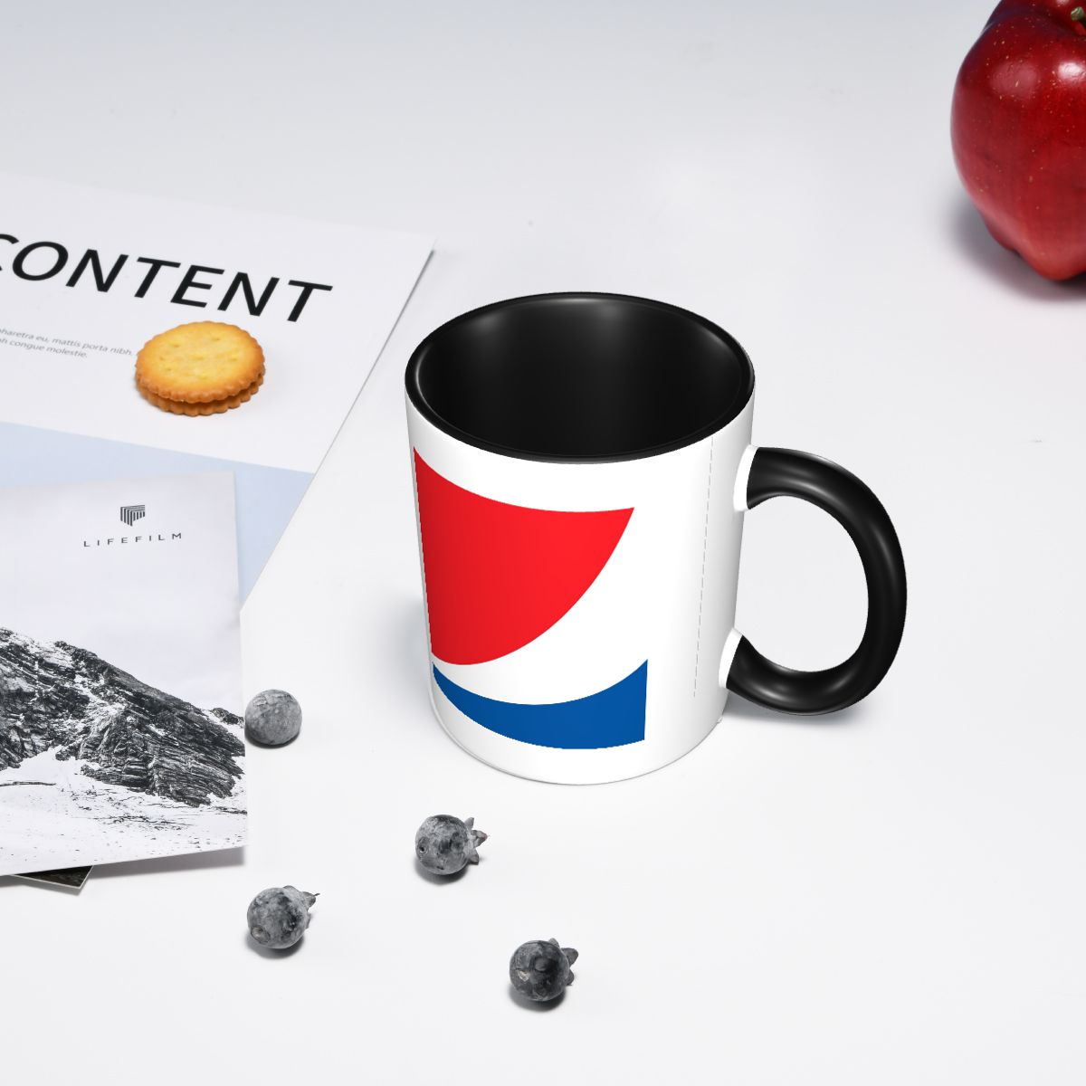 Pepsi Logo Zoomed Mug Lustige  – Coffee Tea Logo Bewertung und Preis