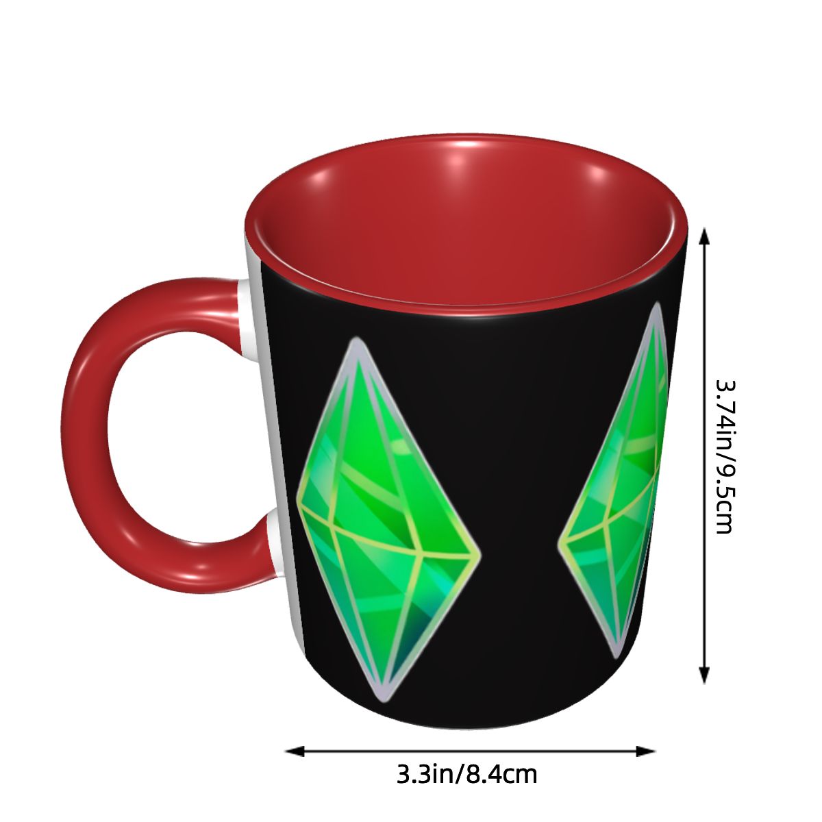 Grüner Plumbob Sims 4 Becher L – Coffee Tea Green Bewertung und Preis